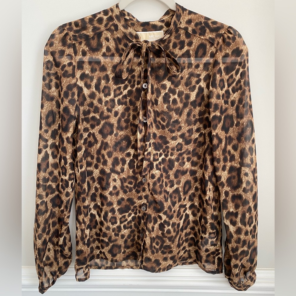 Michael by Michael Kors sheer blouse